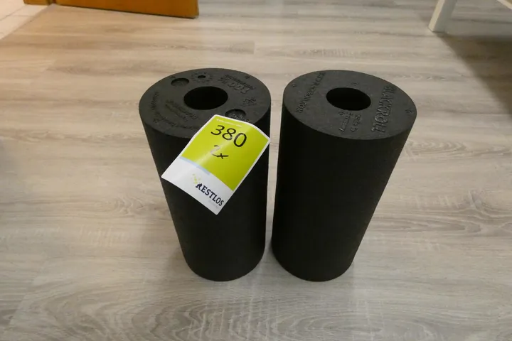 2x Blackroll Faszienrolle, schwarz